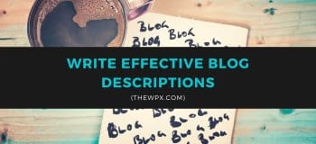blog description, blog description examples, blogger description, example of a blog, what is search description in blogger