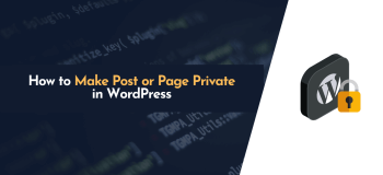 how to create private page in wordpress