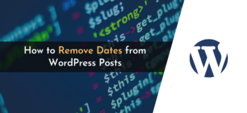 remove date from wordpress page
